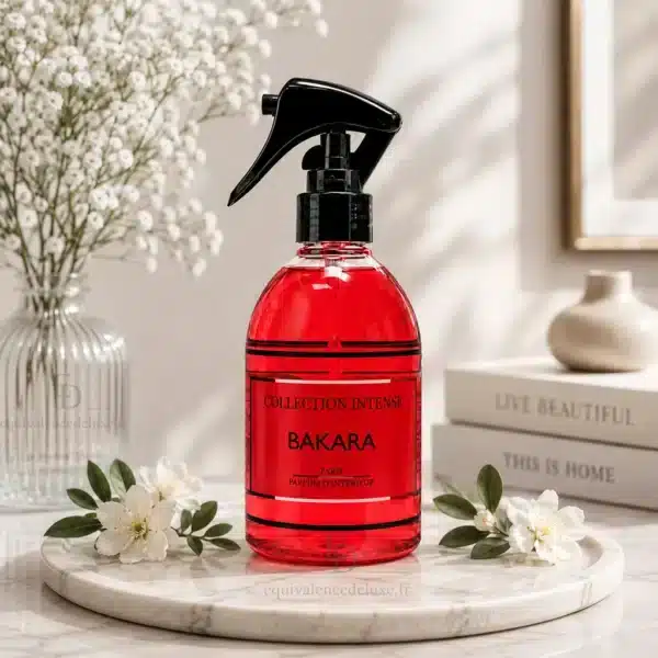 Flacon Bakara Collection Intense 250 ml, parfum d’intérieur ambré et boisé
