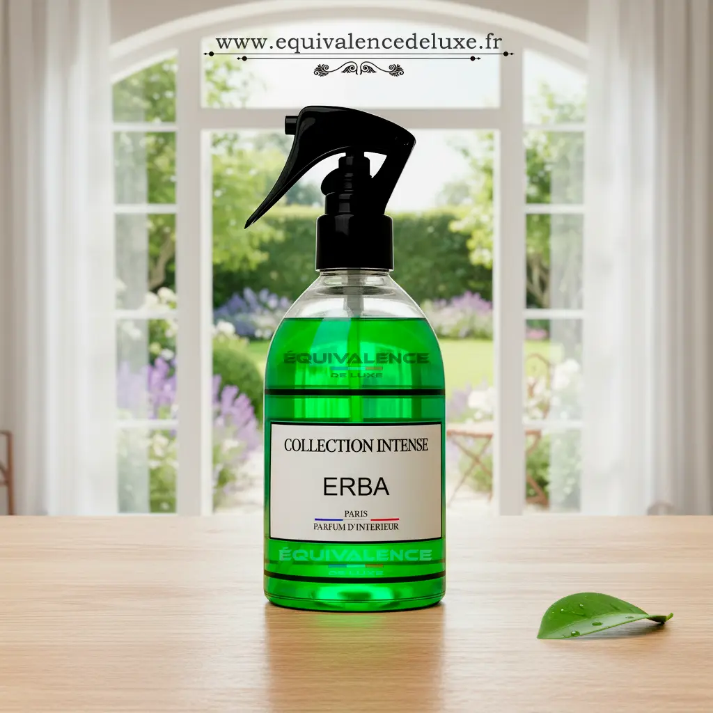 Parfum d’intérieur Erba – Collection Intense Paris (250 ml) 2 Spray parfum d’intérieur ERBA Collection Intense pour maison, senteur fraîche et élégante