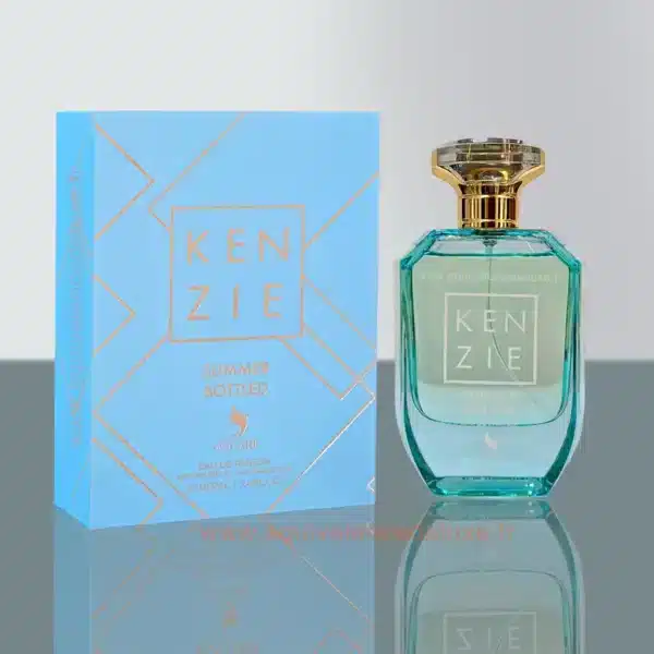 Parfums Pour Homme 20 Parfum Kenzie Summer Bottled Volaré 100 ml, eau de parfum fraîche et légère, flacon bleu élégant avec étui