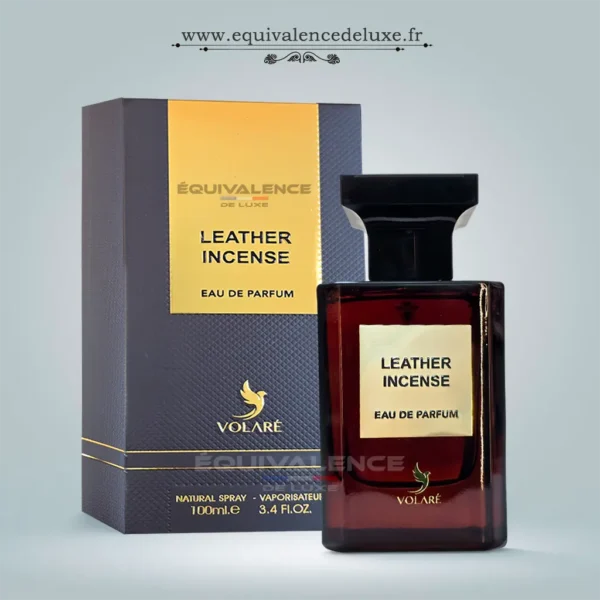 Parfums Pour Homme 14 Parfum Leather Incense Volaré eau de parfum avec flacon ambré et coffret, fragrance cuir et encens élégante