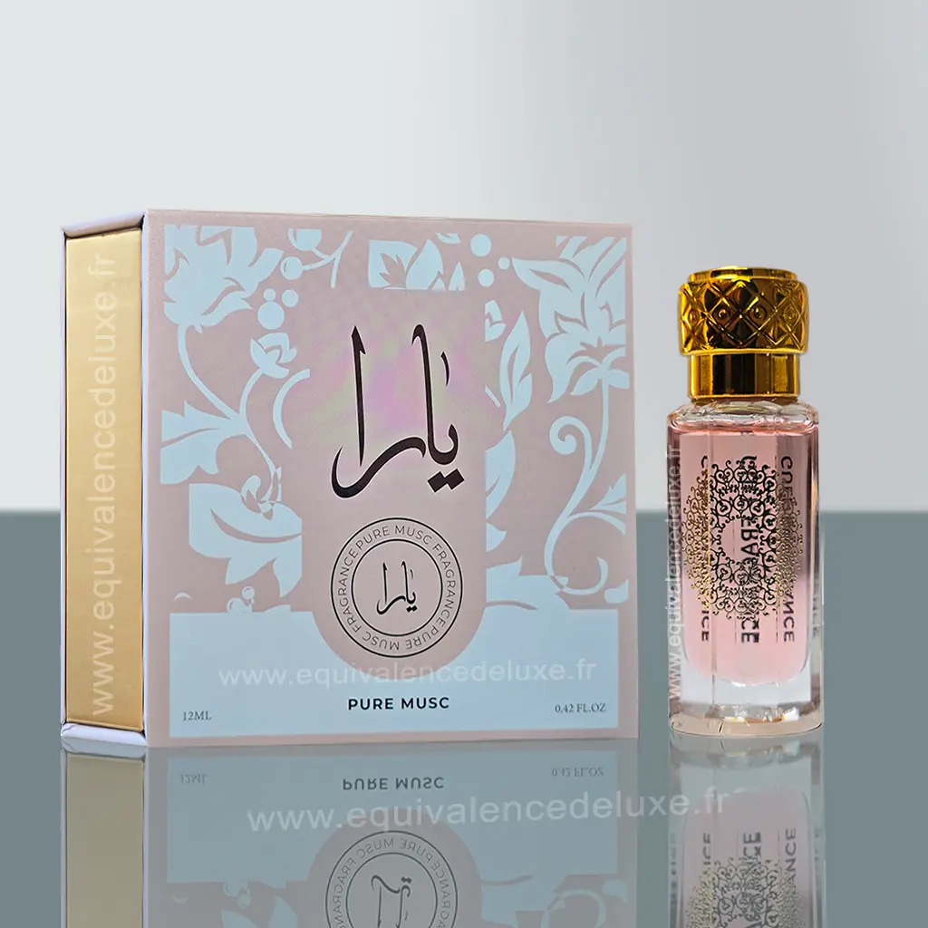 Musc Tahara Yara Rose – Gulf Fragrance (12 ml) 1 Flacon Musc Tahara Yara Rose Gulf Fragrance 12 ml – Musc blanc floral sucré