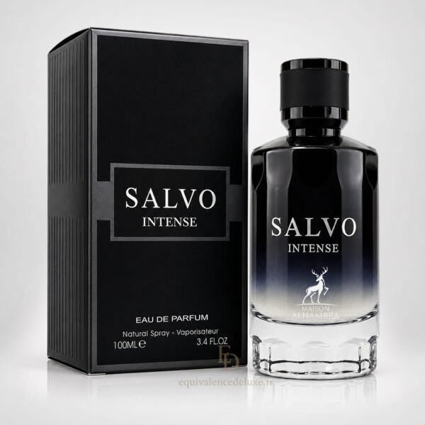 Salvo Intense Maison Alhambra Eau de Parfum homme 100 ml avec flacon et boîte noire