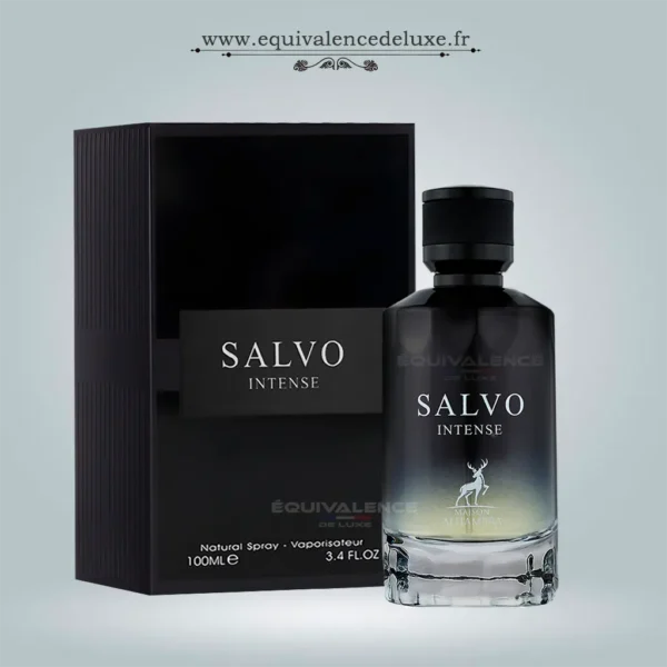 Parfums Pour Homme 21 Salvo Intense Maison Alhambra eau de parfum pour homme avec boîte dans une ambiance crépusculaire