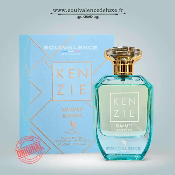 Parfum Kenzie Summer Bottled frais et fruité pour l’été avec notes exotiques et musc léger