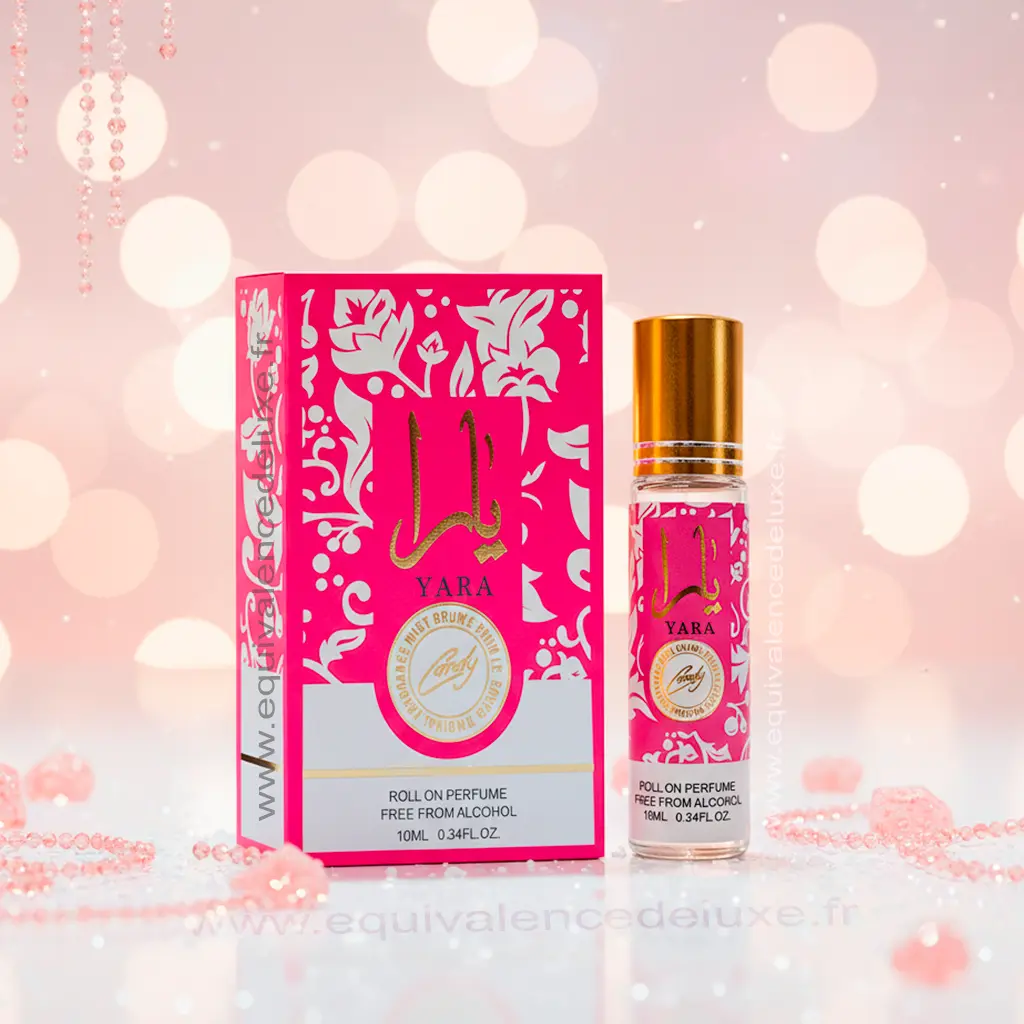 Musc Tahara Yara Candy – Roll-on Sans Alcool 10 ml 3 musc parfumé roll on yara candy 10ml inspiré de yara candy lattafa