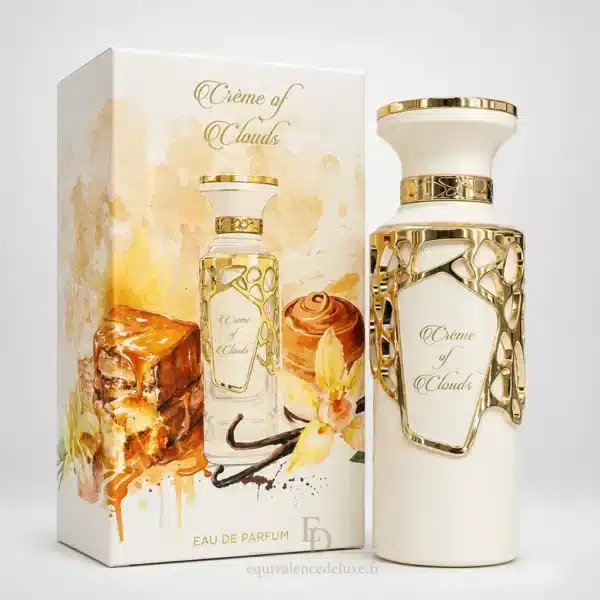 Crème of Clouds Fragrance World Eau de Parfum mixte 100 ml avec flacon blanc et boîte