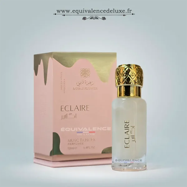Parfum Femme 4 Musc Tahara Éclaire parfum doux gourmand flacon et coffret 12ml – Equivalence de Luxe