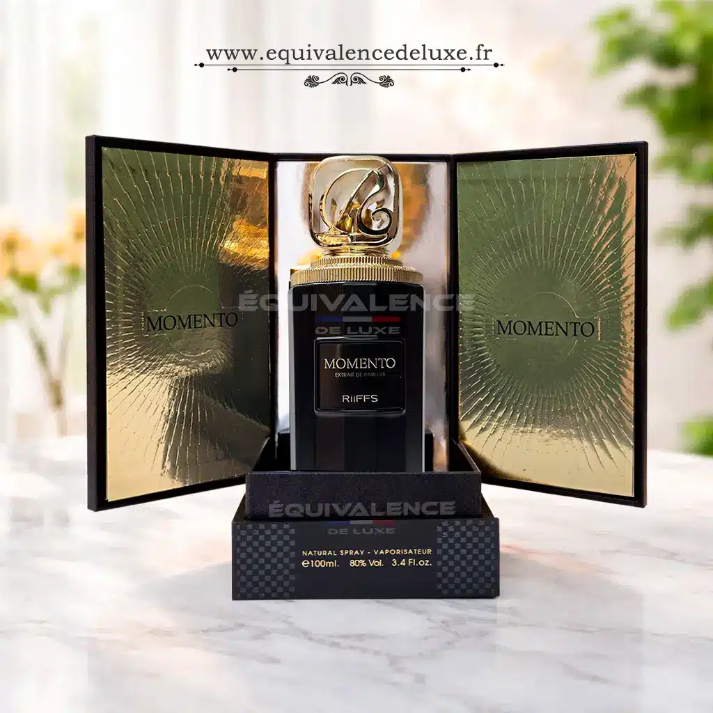 Momento – Riiffs | Parfum mixte Oriental Gourmand Intense 2 Parfum Momento Riiffs avec flacon et coffret – extrait de parfum équivalent luxe