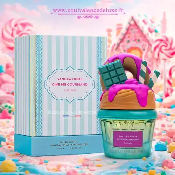 Vanilla Freak parfum gourmand oriental style Lattafa Parfum Dubaï gourmand Vanilla Freak Give Me Gourmand aux notes vanillées et sucrées