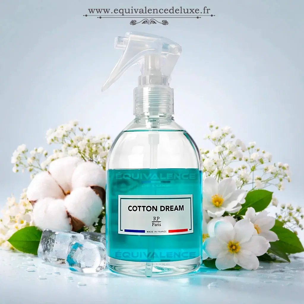 Cotton Dream RP Paris – Spray textile & parfum de linge senteur coton propre 3 Spray Cotton Dream RP Paris senteur coton frais inspiré du linge propre