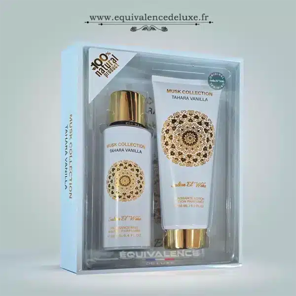 Coffret Musk Collection Tahara Vanilla en ambiance douce et élégante