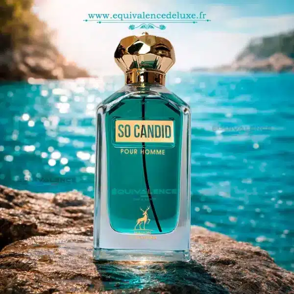 so-candid-pour-homme-flacon-parfum-oriental Flacon du parfum So Candid Pour Homme, fragrance masculine orientale fraîche et sensuelle