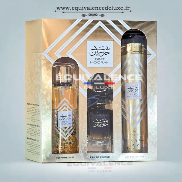 Coffret Bint Hooran Ard Zaafaran parfum 100ml brume désodorisant 300ml
