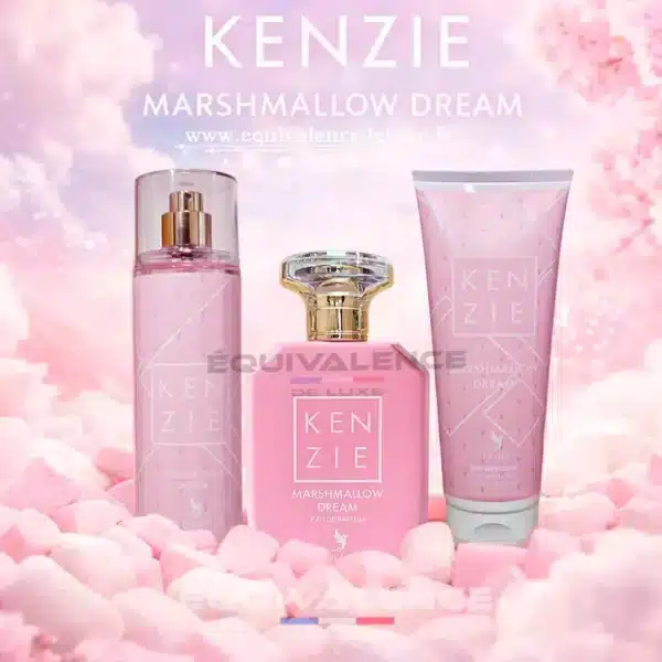 lot de 3 piece parfumé dans un coffret idéal cadeau marshmallow dream