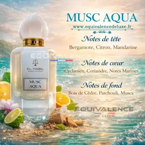 note olfactive du parfumm usc aqua el nabil