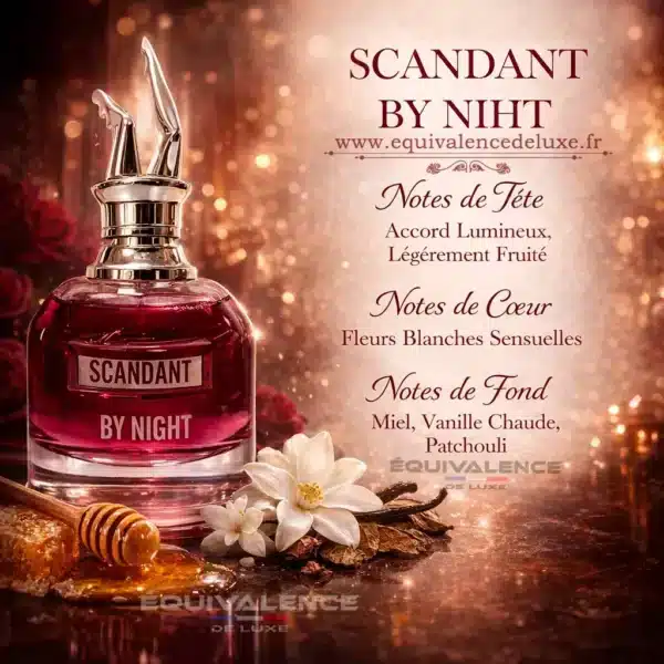 notes olfactives parfum scandant by night pour femme dupe