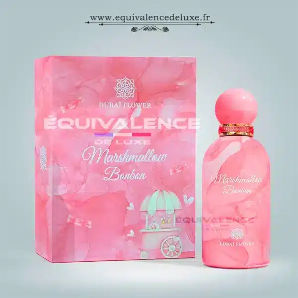 Boutique de Dupes de Parfums de Poche 33ml & Collection Privée 50ml | Prix Dégressifs & Livraison Rapide 6 flacon de parfum marshmallow bonbon parfum dubai flower tendance 2025