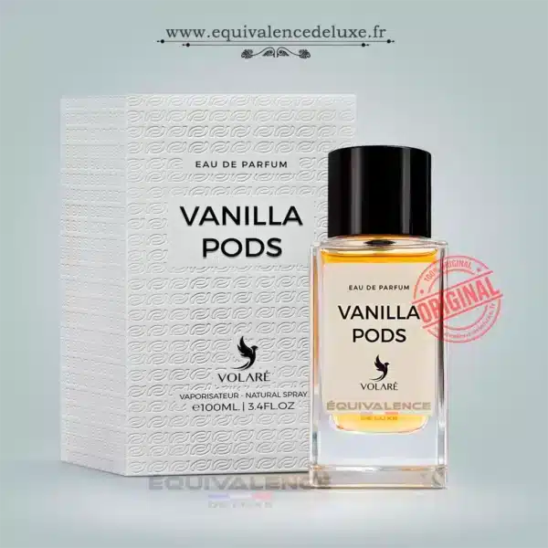 Vanilla Pods Volaré flacon parfum vanillé gourmand avec boîte