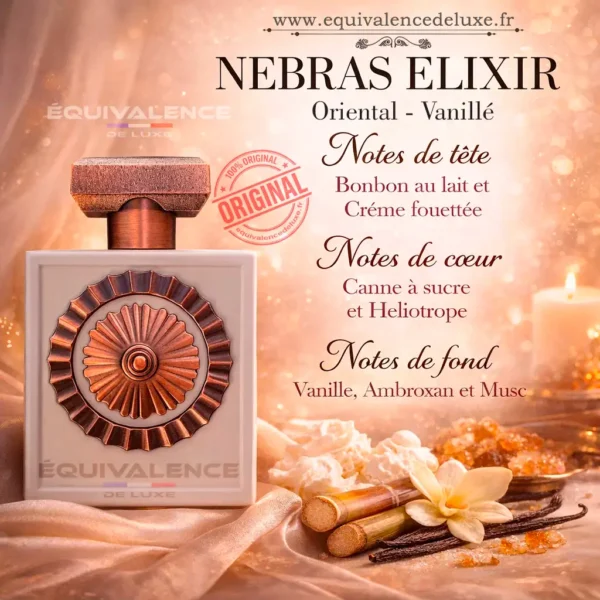 Nebras Elixir Lattafa coffret parfum original