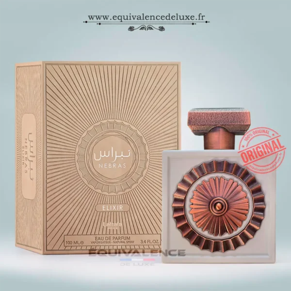Nebras Elixir Lattafa parfum gourmand vanille mixte