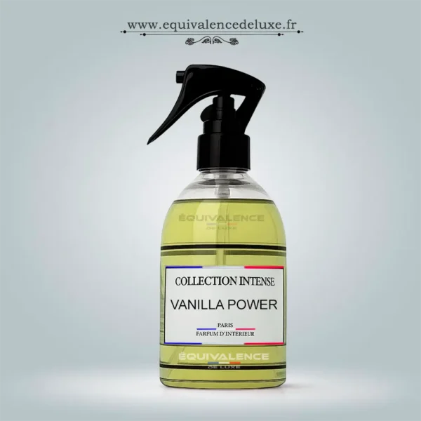 Vanilla Power parfum d’intérieur vanille poudrée avec fleur vanille et gousses