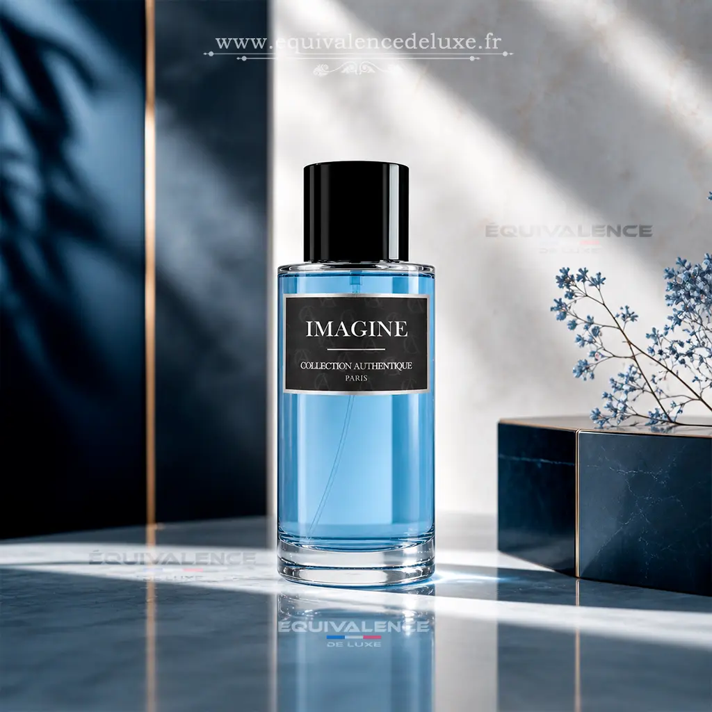 Parfum Imagine – Collection Authentique Paris – Eau de Parfum Mixte 50ml 2 Imagine Collection Authentique Paris Eau de Parfum 50ml, parfum mixte inspiré d'une célèbre fragrance française aux agrumes frais, gingembre et accords boisés élégants.