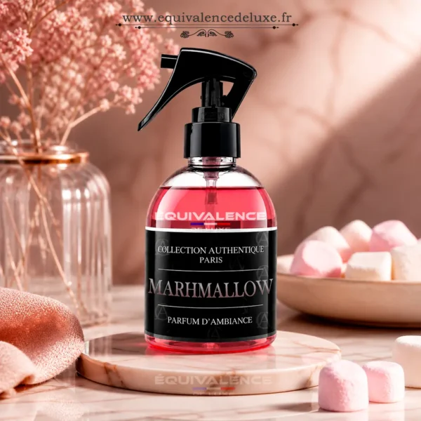 Marhmallow spray intérieur gourmand Collection Authentique Paris spray intérieur marhmallow parfum ambiance gourmand marshmallow vanille collection authentique paris