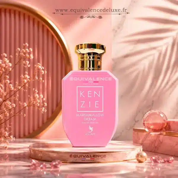 Mini Kenzie Marshmallow Dream 25ml Volaré avec boîte Miniature Kenzie Marshmallow Dream 25ml Volaré avec coffret parfum femme gourmand marshmallow et vanille