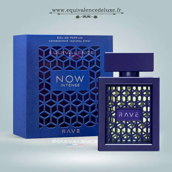 Boutique de Dupes de Parfums de Poche 33ml & Collection Privée 50ml | Prix Dégressifs & Livraison Rapide 3 Flacon du parfum Now Intense de Rave 100 ml, eau de parfum orientale intense pour homme aux notes boisées et ambrées disponible chez Equivalence Deluxe.
