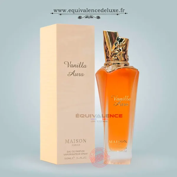 Boutique de Dupes de Parfums de Poche 33ml & Collection Privée 50ml | Prix Dégressifs & Livraison Rapide 4 maison asrar vanilla aura eau de parfum 100ml parfum vanille gourmand oriental mixte