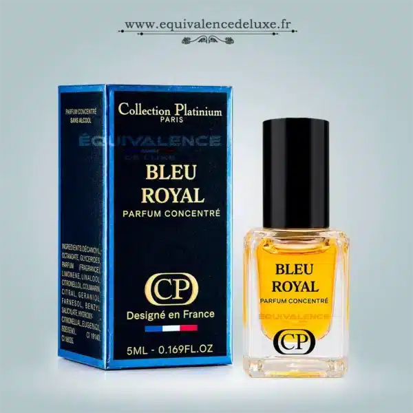 Boutique de Dupes de Parfums de Poche 33ml & Collection Privée 50ml | Prix Dégressifs & Livraison Rapide 3 Bleu Royal parfum concentré roll-on 5ml sans alcool aux accords frais boisés et ambrés
