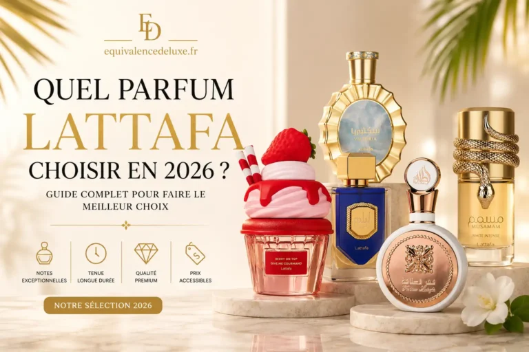 les parfums lattafa a avoir en 2026 pour être irréprochable l'été