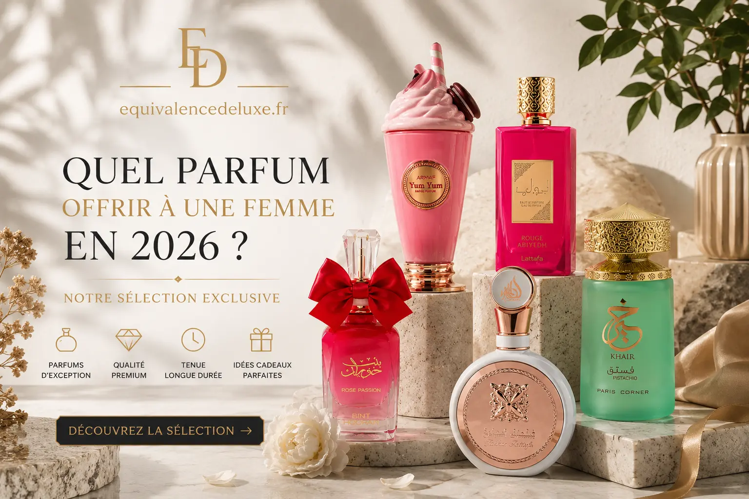 Quel parfum offrir à une femme ? Notre sélection des meilleures idées cadeaux en 2026