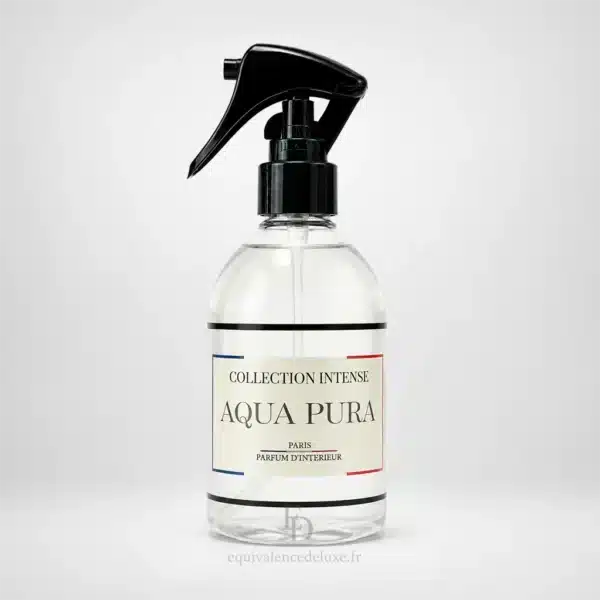 Parfums Dubaï, Collection Privée & Parfums Inspirés au Meilleur Prix 8 Spray d’intérieur Aqua Pura Collection Intense 250 ml dans une ambiance fraîche et lumineuse