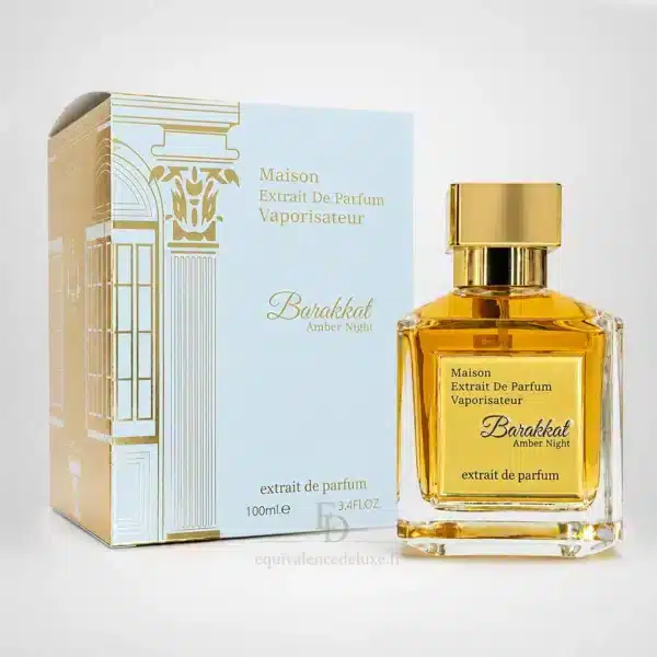 Parfums Dubaï, Collection Privée & Parfums Inspirés au Meilleur Prix 8 Barakkat Amber Night Extrait de Parfum mixte 100 ml avec flacon et boîte