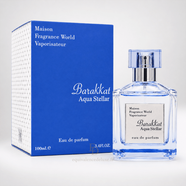 Flacon Barakkat Aqua Stellar 100 ml aux notes fraîches florales et musquées