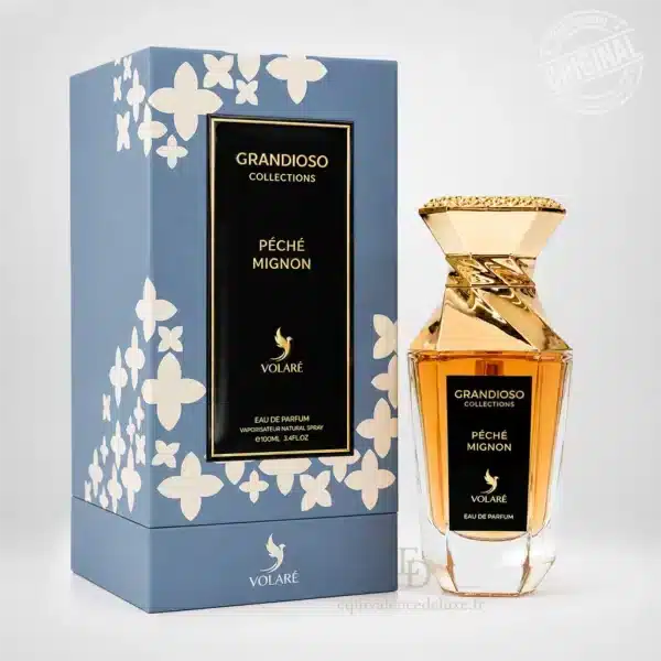Parfums Dubaï, Collection Privée & Parfums Inspirés au Meilleur Prix 9 Péché Mignon Volaré 100 ml avec pêche, cassis, safran, cuir, ambre et bois de santal