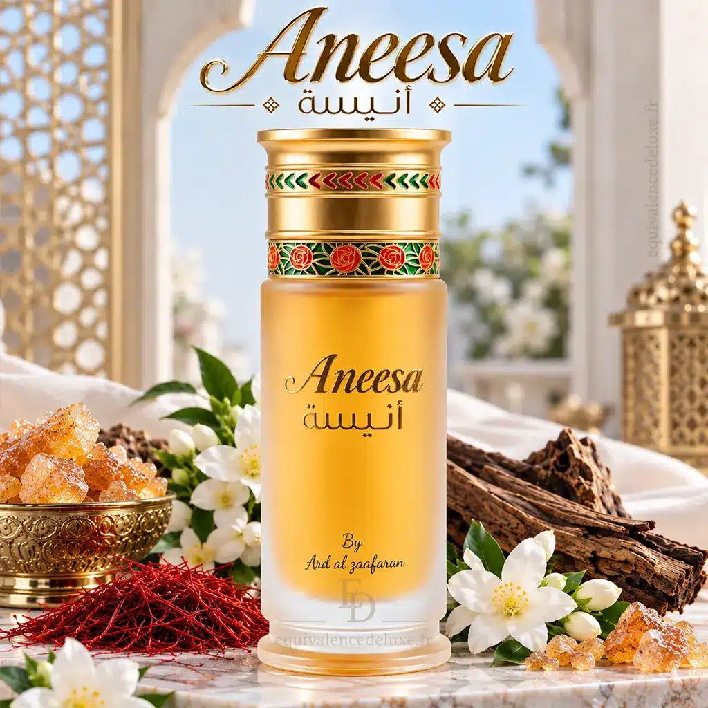 Aneesa Ard Al Zaafaran – Eau de Parfum Femme 100 ml 3 Flacon Aneesa Ard Al Zaafaran 100 ml parfum femme oriental floral et boisé