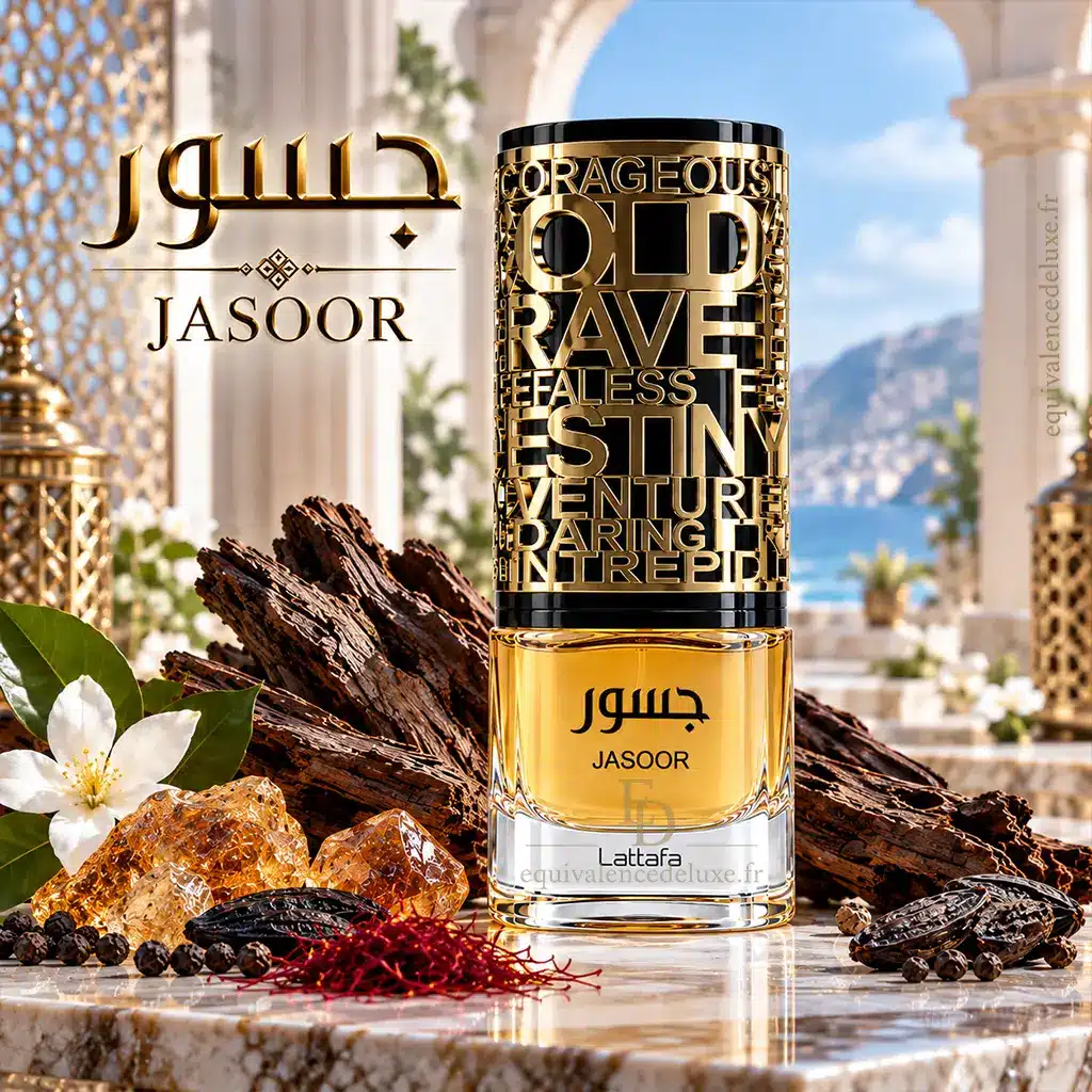 Jasoor Lattafa – Eau de Parfum Homme 100 ml 3 Flacon Jasoor Lattafa 100 ml parfum homme aromatique épicé et boisé