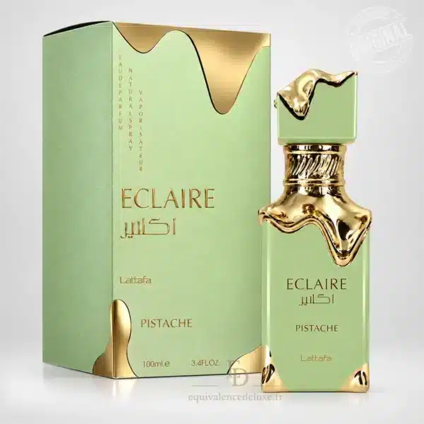 Parfums Dubaï, Collection Privée & Parfums Inspirés au Meilleur Prix 11 Éclaire Pistache Lattafa parfum mixte gourmand 100 ml à la pistache crémeuse et vanille